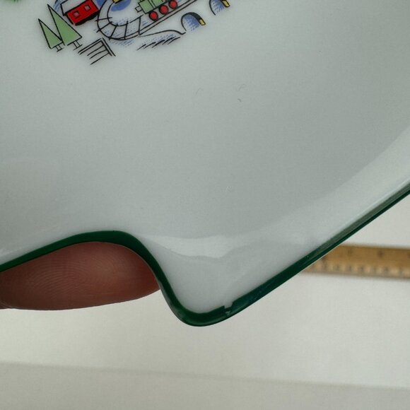 Vtg Christmas Eve Tree Shaped Dish Salem Brand Porcelain Fine China Holiday - Picture 13 of 14